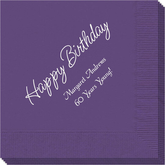 Perfect Happy Birthday Napkins